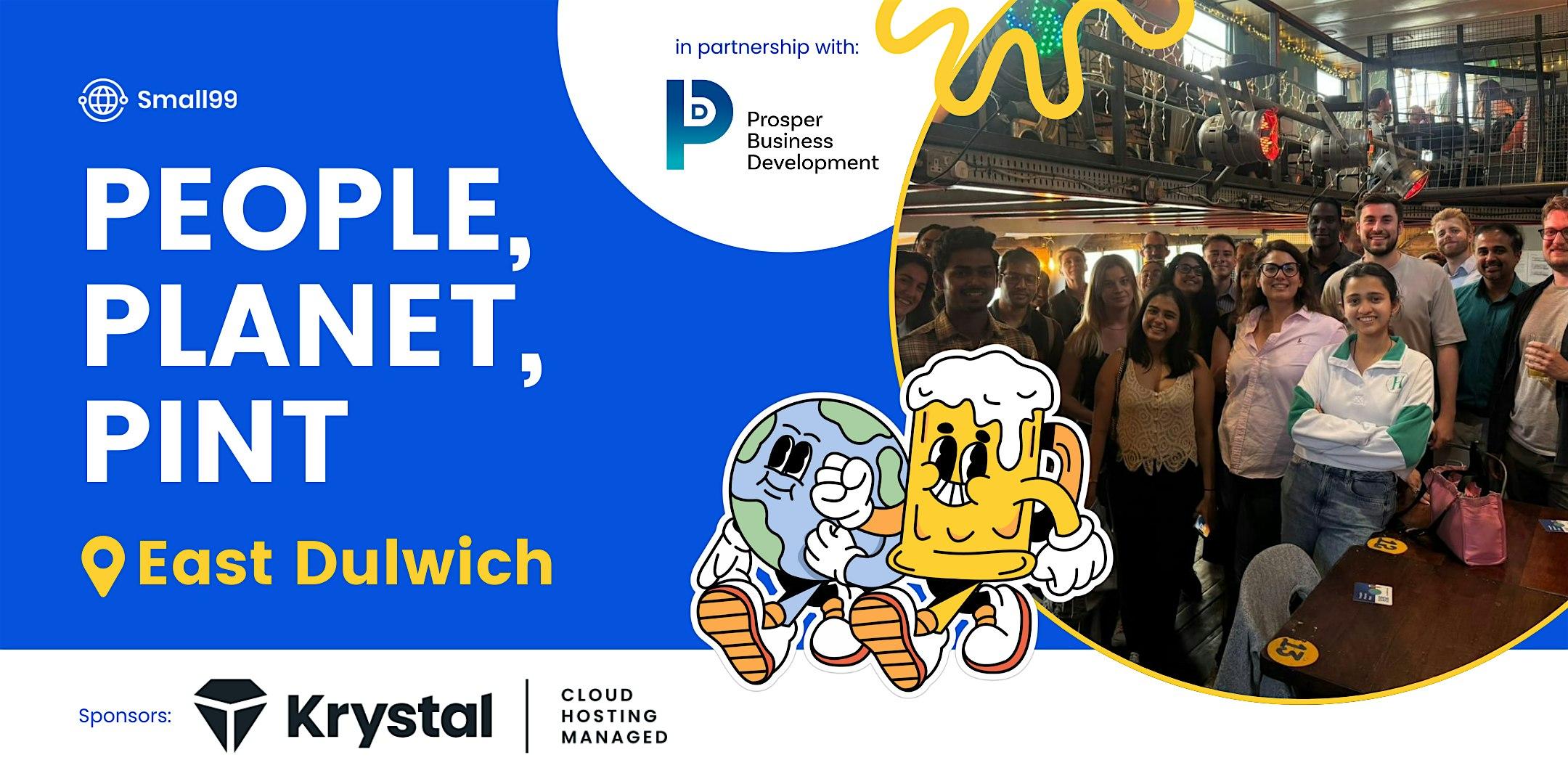 East Dulwich - Small99's People, Planet, Pint™: Sustainability Meetup